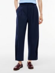 Tommy Hilfiger Spodnie Kobiety niebieski, 34. Niebieskie spodnie materiałowe damskie Tommy Hilfiger, bez wzorów, biznesowe. Za 529.95 zł.