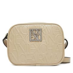 Torebka Armani Exchange. Brązowe listonoszki damskie Armani Exchange, bez wzorów, bez dodatków. Za 309.99 zł.