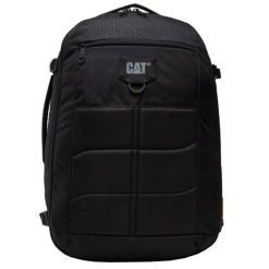 Plecak sportowo-turystyczny dla dorosłych Bobby Cabin Backpack pojemność 30 L. Czarne plecaki damskie CATerpillar, bez wzorów, z materiału, sportowe. Za 249.99 zł.