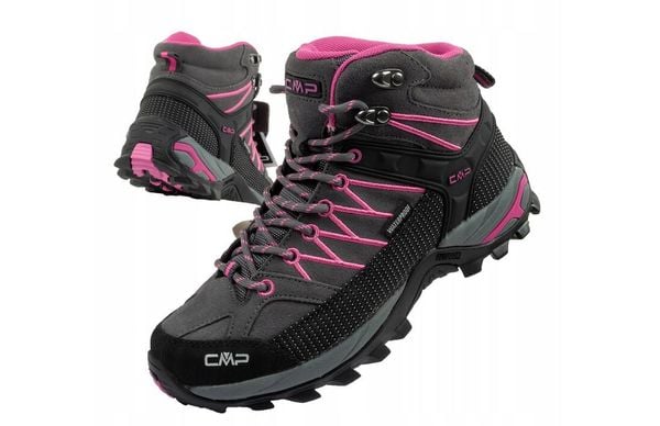 Buty damskie trekkingowe CMP Rigel wodoodporne. Brązowe obuwie trekkingowe damskie CMP, na zimę. Za 459.99 zł.