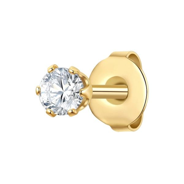 True Rebels Kolczyki Stal nierdzewna Żółte złoto Biżuteria męska 1 ct Męskie. Żółta biżuteria dla mężczyzn True Rebels, z cyrkonią, pozłacane. Za 119.99 zł.