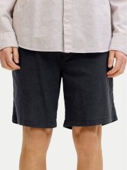 Jack & Jones Szorty materiałowe Jaiden 12293768 Czarny Relaxed Fit. Czarne szorty męskie Jack & Jones, z bawełny, bez kołnierzyka. Za 119.99 zł.