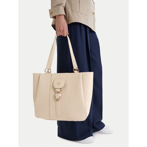 Torebka Beverly Hills Polo Club. Białe torebki klasyczne damskie Beverly Hills Polo Club, bez wzorów, bez dodatków. Za 229.99 zł.