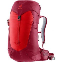 Plecak z siatką dystansową Deuter AC Lite 24 - cherry/masala. Czerwone plecaki damskie Deuter, bez wzorów. Za 412.20 zł.