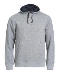 Clique Classic Hoody – bluza z kapturem szara melange – grey melange. Szare bluzy z kapturem męskie CLIQUE, m, z bawełny. Za 222.69 zł.