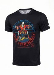 Męska Koszulka techniczna PITBULL treningowa Mesh CHAMPION BLOODLINE. Czarne t-shirty sportowe męskie PITBULL, m, z elastanu, bez ramiączek, na fitness i siłownię. Za 159.00 zł.