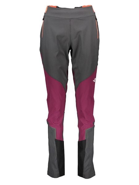 The North Face Spodnie narciarskie "Dawn Turn" w kolorze szaro-fioletowym rozmiar: 38. Różowe spodnie dresowe damskie The North Face, narciarskie. Za 430.46 zł.