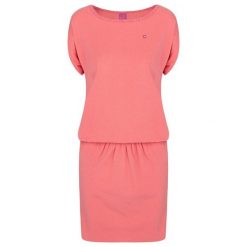 Sukienka LOAP Abvika damska, odkryte ramiona, XS. Fioletowe sukienki damskie LOLË, xs, bez wzorów, z bawełny, sportowe, bez kołnierzyka, bez ramiączek, sportowe. Za 169.99 zł.