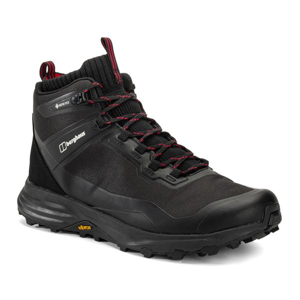 Buty trekkingowe Berghaus Vc22 Mid Gtx. Czarne buty trekkingowe męskie Berghaus, z dzianiny, bez zapięcia, trekkingowe, gore-tex. Za 689.99 zł.