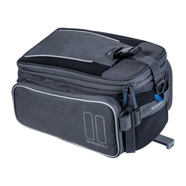 Torba na bagaż „Sport Design MIK”. Szare torebki klasyczne damskie BASIL, bez wzorów, z materiału, bez dodatków. Za 368.00 zł.