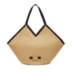 Torebka Max Mara Beachwear. Brązowe torebki klasyczne damskie Max Mara Beachwear, bez wzorów, bez dodatków. Za 969.99 zł.