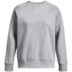 Bluza Damska Sportowa Nierozpinana Under Armour Rival Fleece Crew. Szare bluzy bez kaptura damskie Under Armour. W wyprzedaży za 126.79 zł.