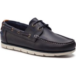 Mokasyny WRANGLER - Wave WM91070A Navy 016. Niebieskie mokasyny męskie Wrangler, z materiału. W wyprzedaży za 209.00 zł.