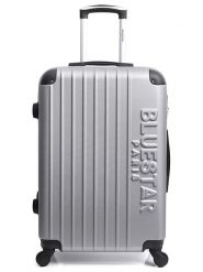 BlueStar Walizka "Bucarest" w kolorze srebrnym - 40 x 57 x 25 cm rozmiar: onesize. Szare walizki Bluestar, bez wzorów, z materiału. Za 173.99 zł.