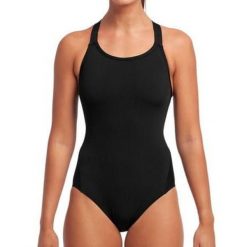 Funkita STILL BLACK - damski kostium do pływania Eclipse. Czarne stroje jednoczęściowe damskie FUNKITA, m, bez wzorów. Za 199.00 zł.