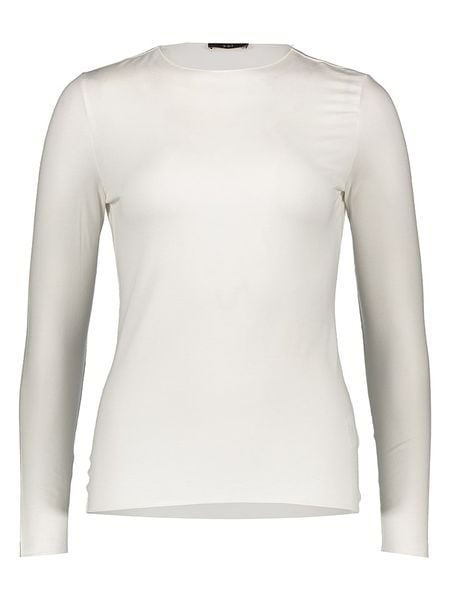 Oui Koszulka w kolorze białym rozmiar: 42. Białe bluzki damskie Oui, bez wzorów, bez kołnierzyka. Za 130.99 zł.