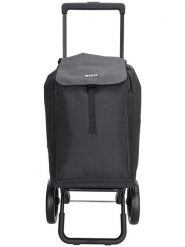 Beagles Wózek w kolorze antracytowym na zakupy - 43 x 100 x 40 cm rozmiar: onesize. Czarne shopper bag damskie Beagles, bez wzorów, z materiału, bez dodatków. Za 300.78 zł.