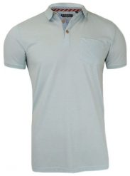Błękitna Koszulka Polo, Bez Nadruku - Brave Soul, Męska. Niebieskie koszulki polo męskie Brave Soul, m, bez wzorów, z bawełny, bez ramiączek. Za 59.00 zł.