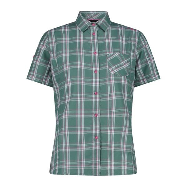 Koszula damska turystyczne CMP 34S5706. Szare koszule damskie CMP, l, bez wzorów, sportowe, bez kołnierzyka, bez ramiączek. Za 221.00 zł.