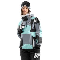 Kurtka snowboardowa damska W1-W Ushuaia. Niebieskie kurtki damskie SIROKO, s, bez wzorów, z softshellu, bez kaptura, narciarskie. Za 844.00 zł.