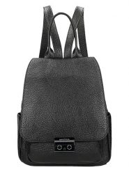 Wojas Skórzany plecak w kolorze czarnym - 30 x 23 x 10 cm rozmiar: onesize. Czarne plecaki damskie Wojas, bez wzorów, z materiału. Za 388.95 zł.