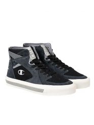 Buty outdoor męskie Z70 Mid. Czarne buty trekkingowe męskie CHAMPION, ze skóry, za kostkę, bez zapięcia, outdoorowe. Za 250.00 zł.