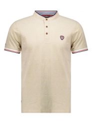 Geographical Norway Koszulka polo "Kazioblend" w kolorze beżowym rozmiar: XL. Brązowe koszulki polo męskie Geographical Norway, xl, bez wzorów, z bawełny, bez ramiączek. Za 115.24 zł.