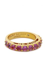 Kurt Geiger Pierścionek Be Kind Band Ring 8833224429 Złoty. Żółte pierścionki damskie Kurt Geiger, złote. Za 239.99 zł.