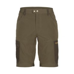 Spodnki trekkingowe męskie Pinewood Finnveden Trail Hybrid. Zielone szorty męskie Pinewood, bez wzorów, sportowe. Za 259.99 zł.