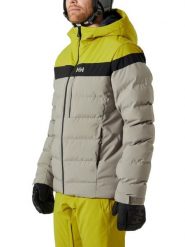 Kurtka Narciarska Męska Helly Hansen Bossanova Puffy. Szare kurtki narciarskie i snowboardowe damskie Helly Hansen, m, bez wzorów, z materiału, bez kaptura, narciarskie, primaloft. Za 1,039.20 zł.