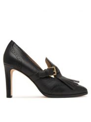 LAUREN RALPH LAUREN Półbuty Colleen Perforated Calfskin Kiltie Pump 802P02364002 Czarny. Czarne półbuty damskie Lauren Ralph Lauren, bez wzorów, ze skóry, bez obcasa, na obcasie. Za 1,199.00 zł.