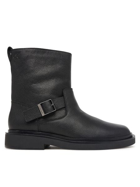 Calvin Klein Kozaki Sq Rubber Boot Buckle Lth HM0HM02353 Czarny. Czarne buty zimowe męskie CALVIN KLEIN, bez zapięcia. Za 899.99 zł.