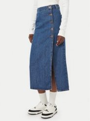 Billabong Spódnica jeansowa Day Off Denim EBJDK03000 Granatowy Regular Fit. Niebieskie spódniczki damskie Billabong, s, bez wzorów, z bawełny. Za 339.99 zł.