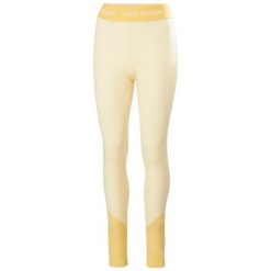 Damskie legginsy z merynosów Helly Hansen Lifa. Żółte legginsy damskie Helly Hansen, l, bez wzorów, z tkaniny. Za 422.00 zł.