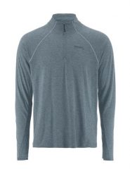Craft Wool LS Tee M - Koszulka z długim rękawem z wełną merino – Real/Melange. Szare koszulki męskie z długim rękawem Craft, m, z dżerseju. Za 382.00 zł.