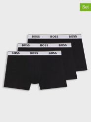 Hugo Boss Underwear Bokserki (3 pary) w kolorze czarnym rozmiar: L. Czarne bokserki męskie Hugo Boss Underwear, bez wzorów. Za 153.34 zł.