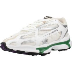 Tenisówki Lacoste Model L003 2k24 Textile Kolor Zielony. Zielone trampki i tenisówki męskie Lacoste, bez wzorów, z syntetyku, bez zapięcia. W wyprzedaży za 616.10 zł.