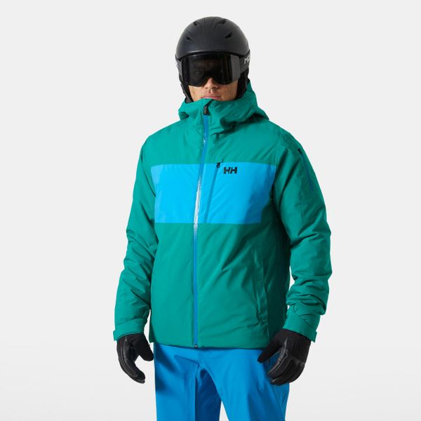Kurtka narciarska Helly Hansen Gravity. Zielone kurtki męskie Helly Hansen, m, bez wzorów, bez kaptura, narciarskie. Za 1,210.00 zł.