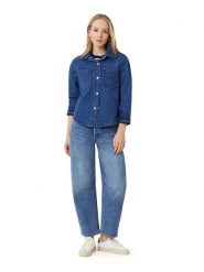 Scotch & Soda Kurtka dżinsowa w kolorze niebieskim rozmiar: XS. Niebieskie kurtki damskie Scotch & Soda, xs, bez wzorów, z bawełny, bez kaptura. Za 274.22 zł.