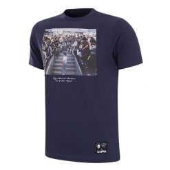 Koszulka dla dorosłych - Maradona x COPA Apresentação Nápoles - Niebieski. Niebieskie t-shirty sportowe męskie COPA FOOTBALL, m, bez ramiączek, do piłki nożnej. Za 211.98 zł.