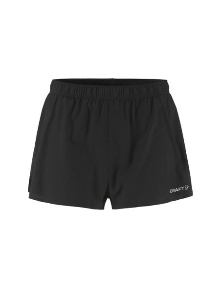 Craft ADV Essence 2" Shorts 2 – Treningowe spodenki ze stretchu – Black. Czarne szorty męskie Craft, z elastanu, bez kołnierzyka. Za 240.50 zł.