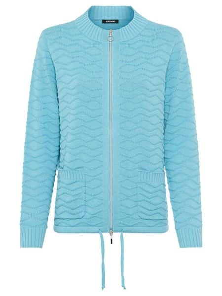 Olsen Kardigan w kolorze niebieskim rozmiar: 40. Niebieskie kardigany damskie Olsen, bez wzorów. Za 117.99 zł.