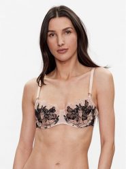 Chantelle Biustonosz balkonetka Fleurs Signature C12Q50 Beżowy. Brązowe biustonosze Chantelle, bez wzorów, z syntetyku. Za 239.99 zł.