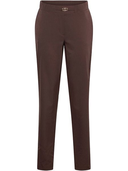 &Co Woman Spodnie "Pola" w kolorze brązowym rozmiar: L. Brązowe spodnie materiałowe damskie &Co Woman, bez wzorów, z materiału. Za 274.95 zł.