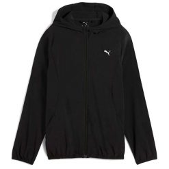 Puma Run Velocity Tkana Kurtka W Damskie. Czarne kurtki do biegania damskie Puma, s, bez wzorów, bez kaptura. Za 179.99 zł.