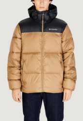 Kurtka puchowa Mężczyzna COLUMBIA Puffect™ II Hooded. Brązowe kurtki męskie Columbia, na zimę, l, bez wzorów, z nylonu, bez kaptura. Za 766.20 zł.