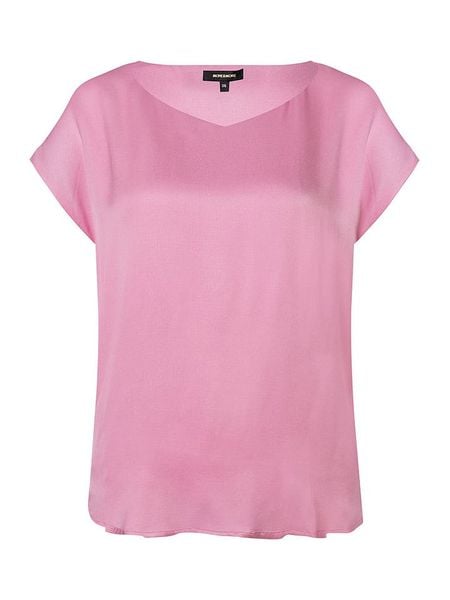 More & More Bluzka w kolorze jasnoróżowym rozmiar: 38. Różowe bluzki damskie MORE & MORE, s, bez wzorów, z wiskozy, klasyczne, bez kołnierzyka, bez ramiączek. Za 130.99 zł.