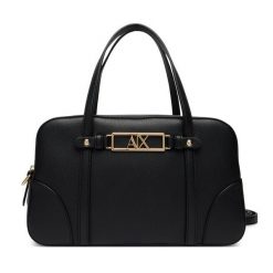 Torebka Armani Exchange. Czarne torebki klasyczne damskie Armani Exchange, bez wzorów, bez dodatków. Za 629.99 zł.