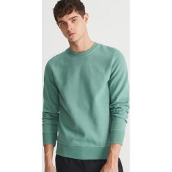 Gładka bluza - Zielony. Zielone bluzy bez kaptura męskie Reserved, l. Za 79.99 zł.