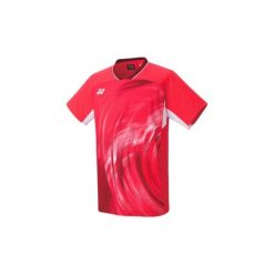 Koszulka sportowa męska Yonex CTM105684995. Czerwone t-shirty sportowe męskie YONEX, l, z poliesteru, bez ramiączek. Za 472.00 zł.